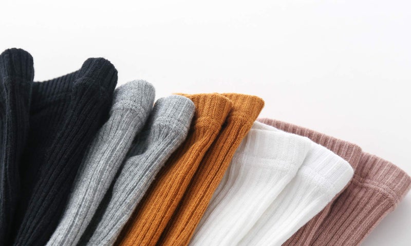 CECORC Baby Tights â€“ Thick Toddlers Girl Leggingsâ€“ Cable Knit Cotton Stockings (0-12 Months, 5 pack (black+white+grey+lightpink+ginger)) - Image 3